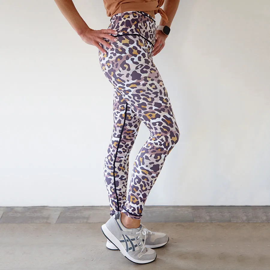 Reversible Leggings |  TATA & Leopard Print