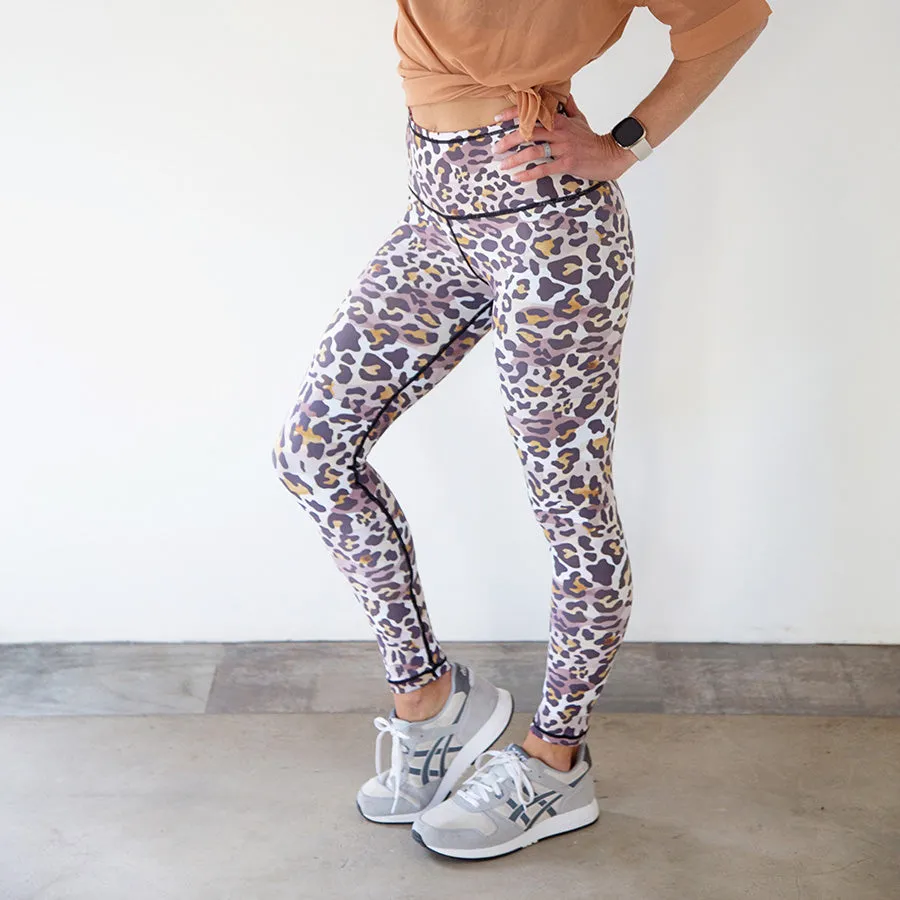 Reversible Leggings |  TATA & Leopard Print