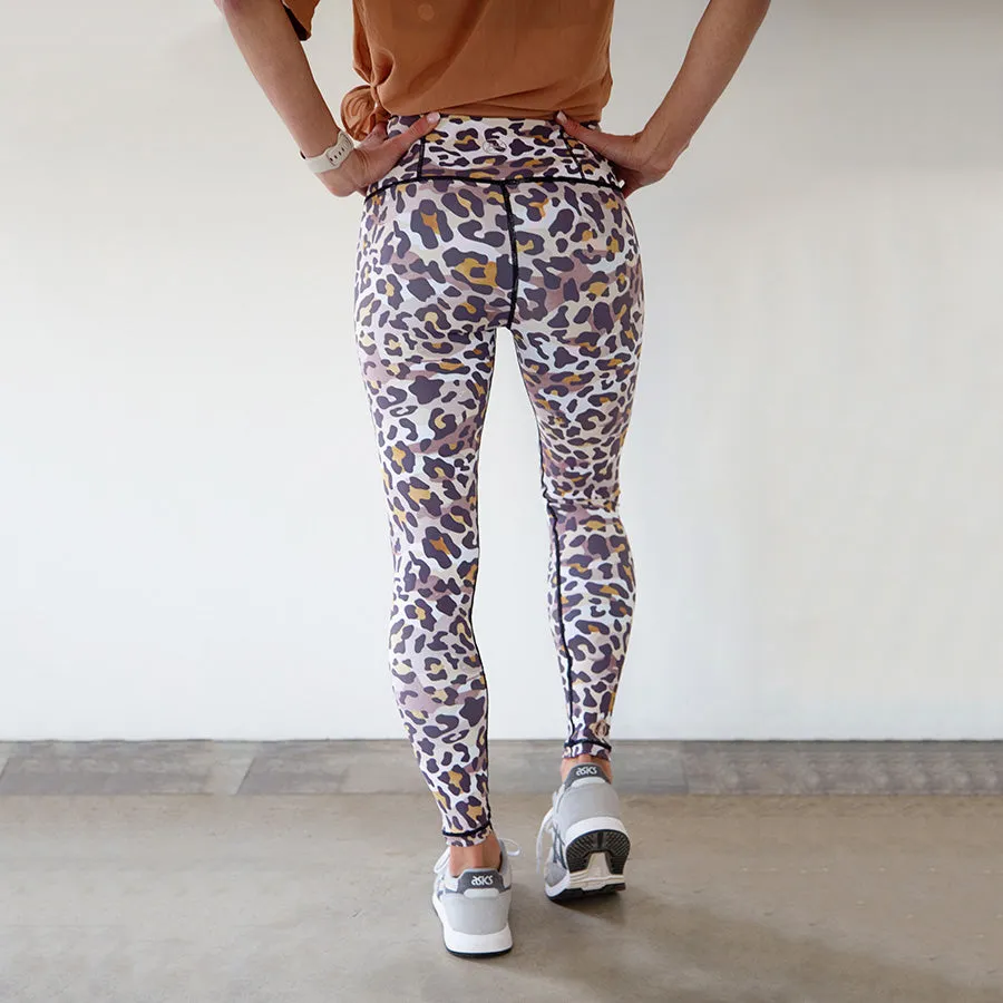 Reversible Leggings |  TATA & Leopard Print