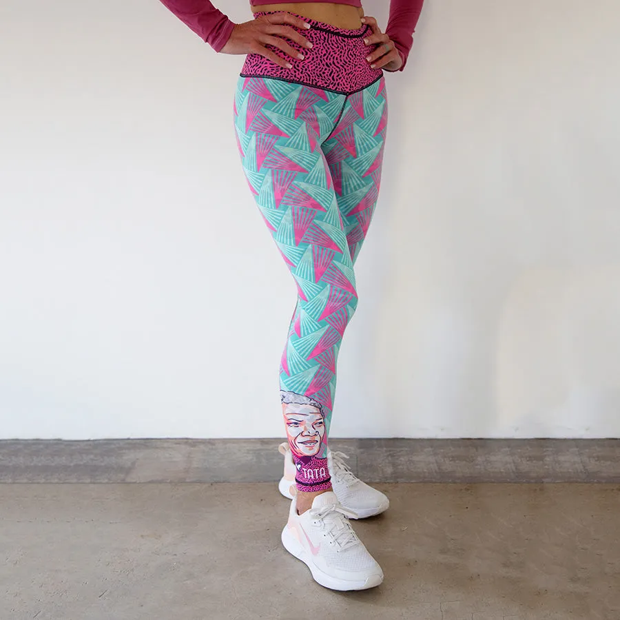 Reversible Leggings |  TATA & Leopard Print