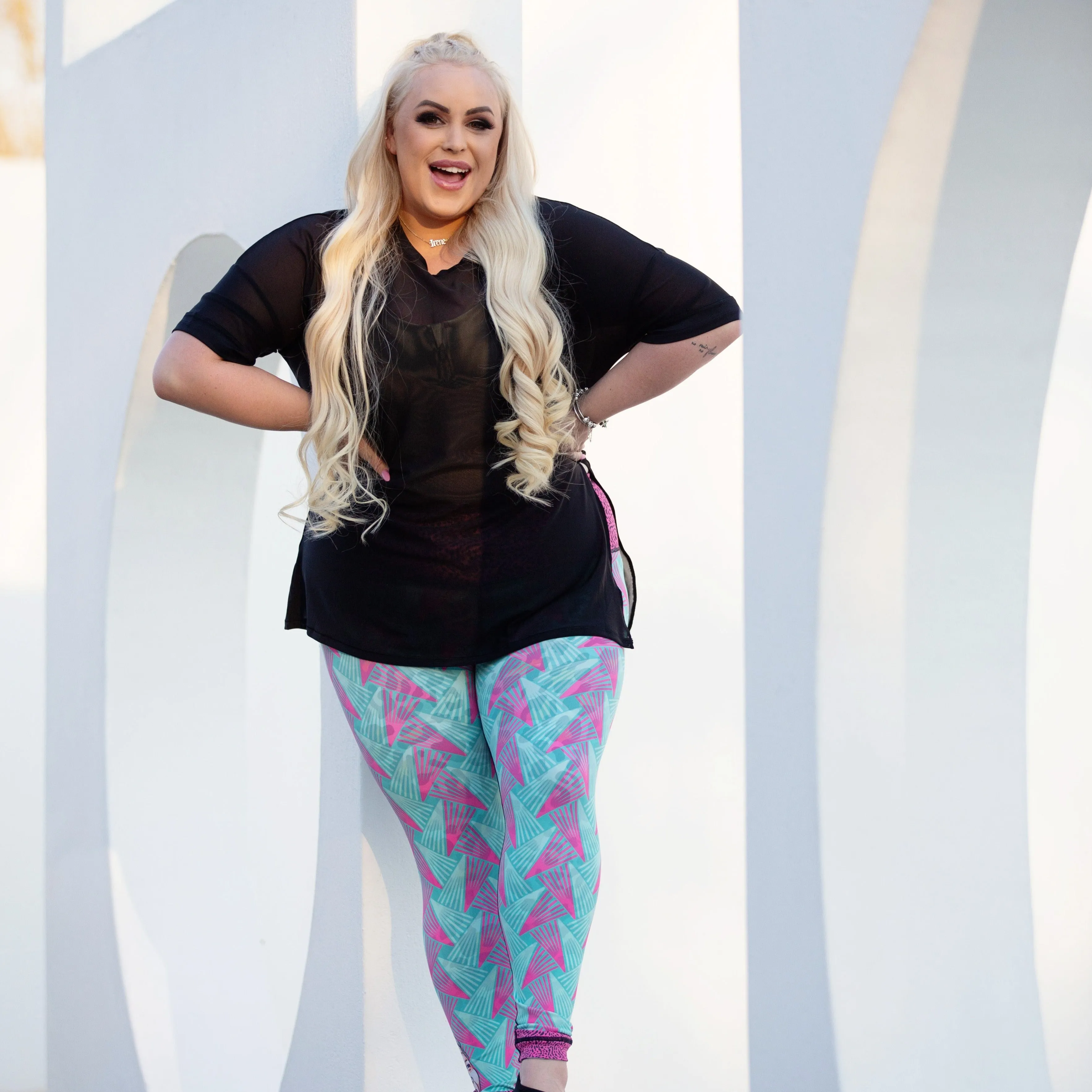 Reversible Leggings |  TATA & Leopard Print