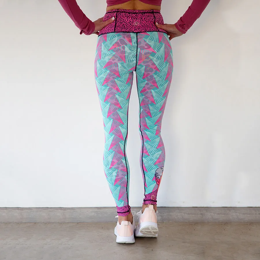 Reversible Leggings |  TATA & Leopard Print
