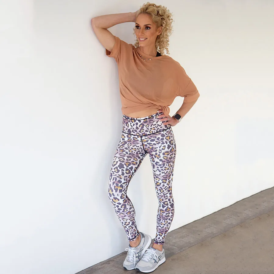 Reversible Leggings |  TATA & Leopard Print