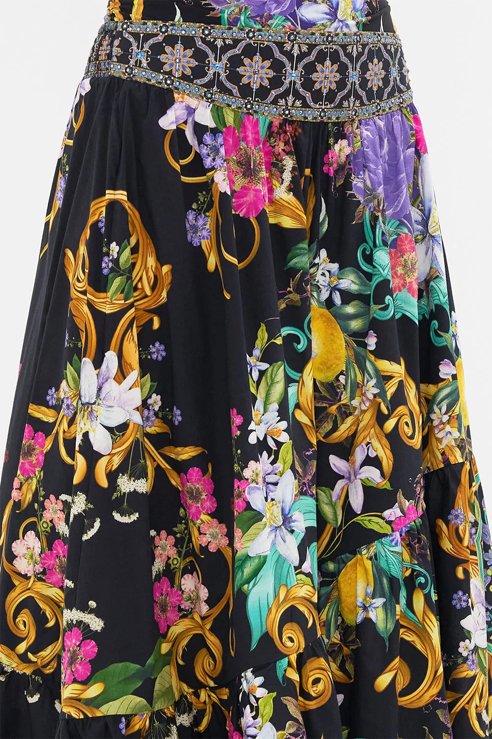SKIRT WITH SHAPED SEAM MEET ME IN MARCHESA