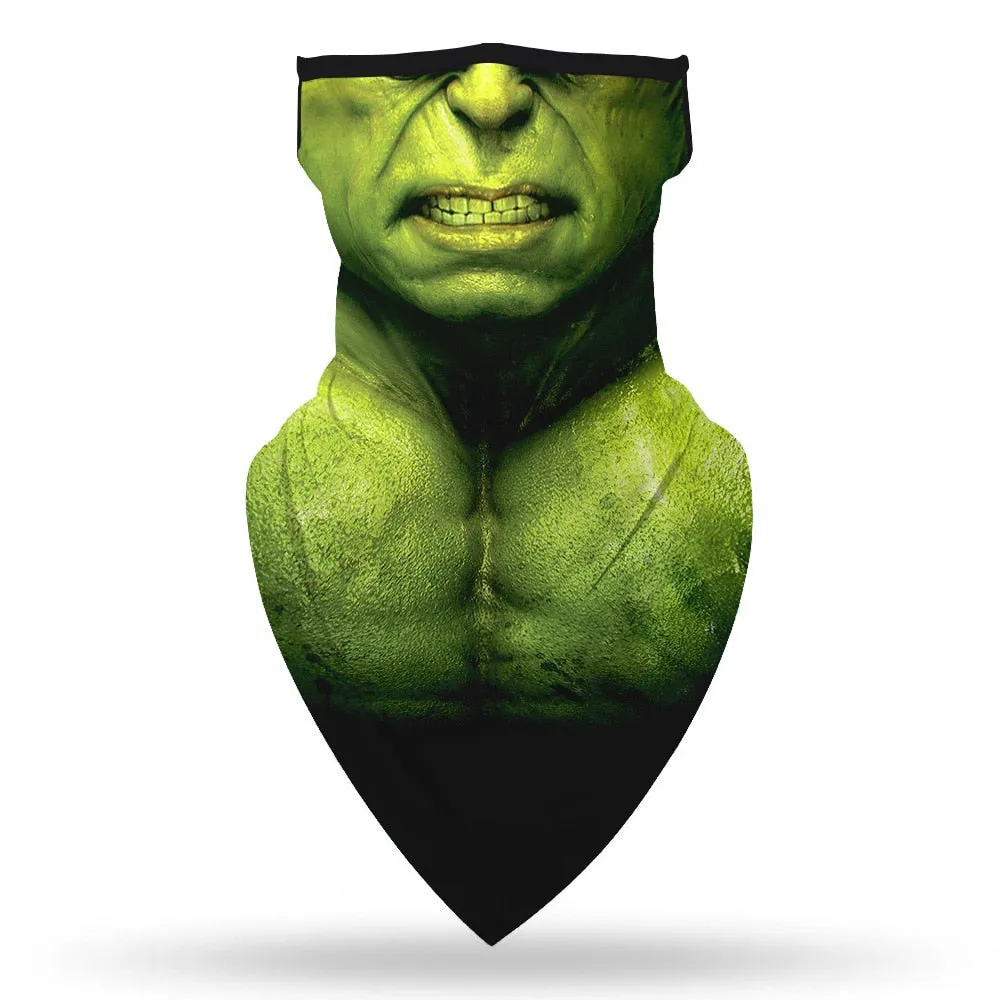 Superhero Bruce Banner Wilson Diana Prince Princess Cosplay Face Mask Neck Scarf Masks Bandana Headband Balaclava Halloween