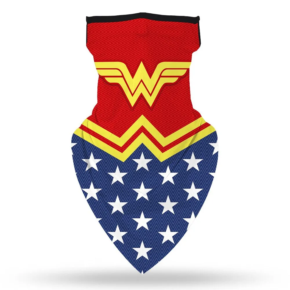 Superhero Bruce Banner Wilson Diana Prince Princess Cosplay Face Mask Neck Scarf Masks Bandana Headband Balaclava Halloween