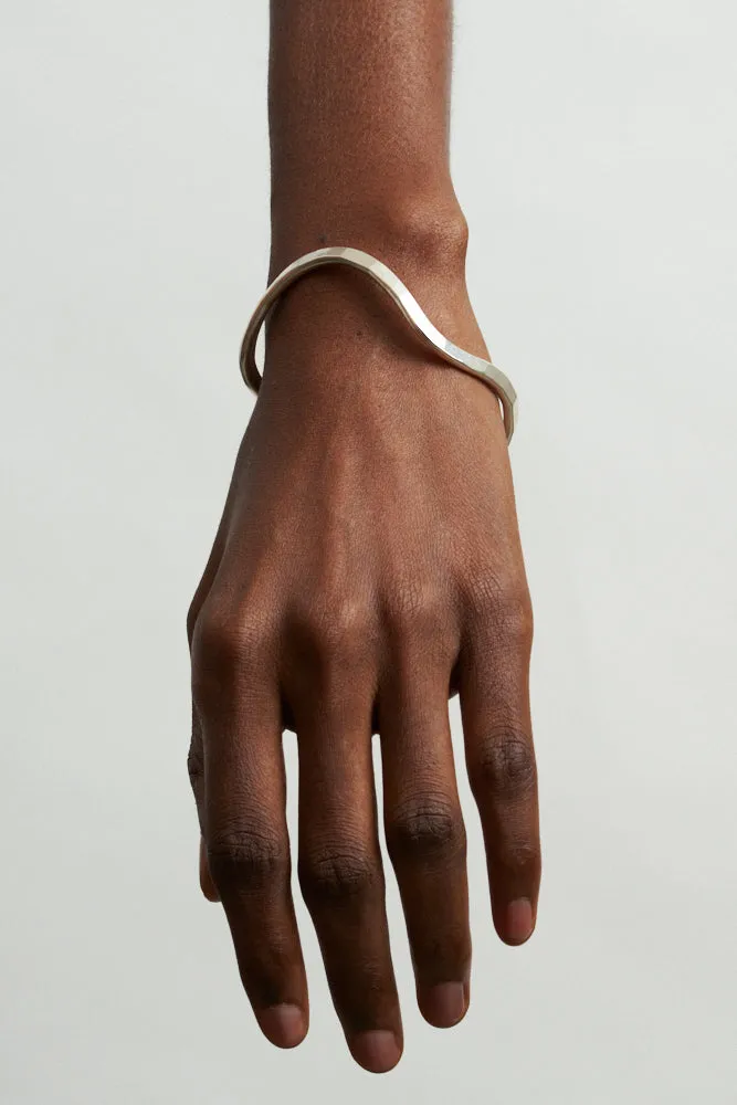 Thick Wave Bangle