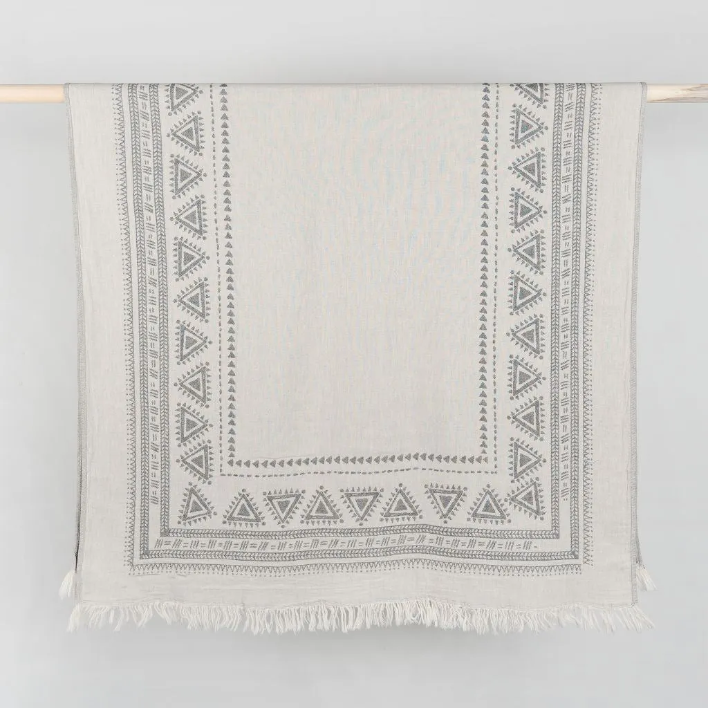 Turkish Towel : Devon in Black