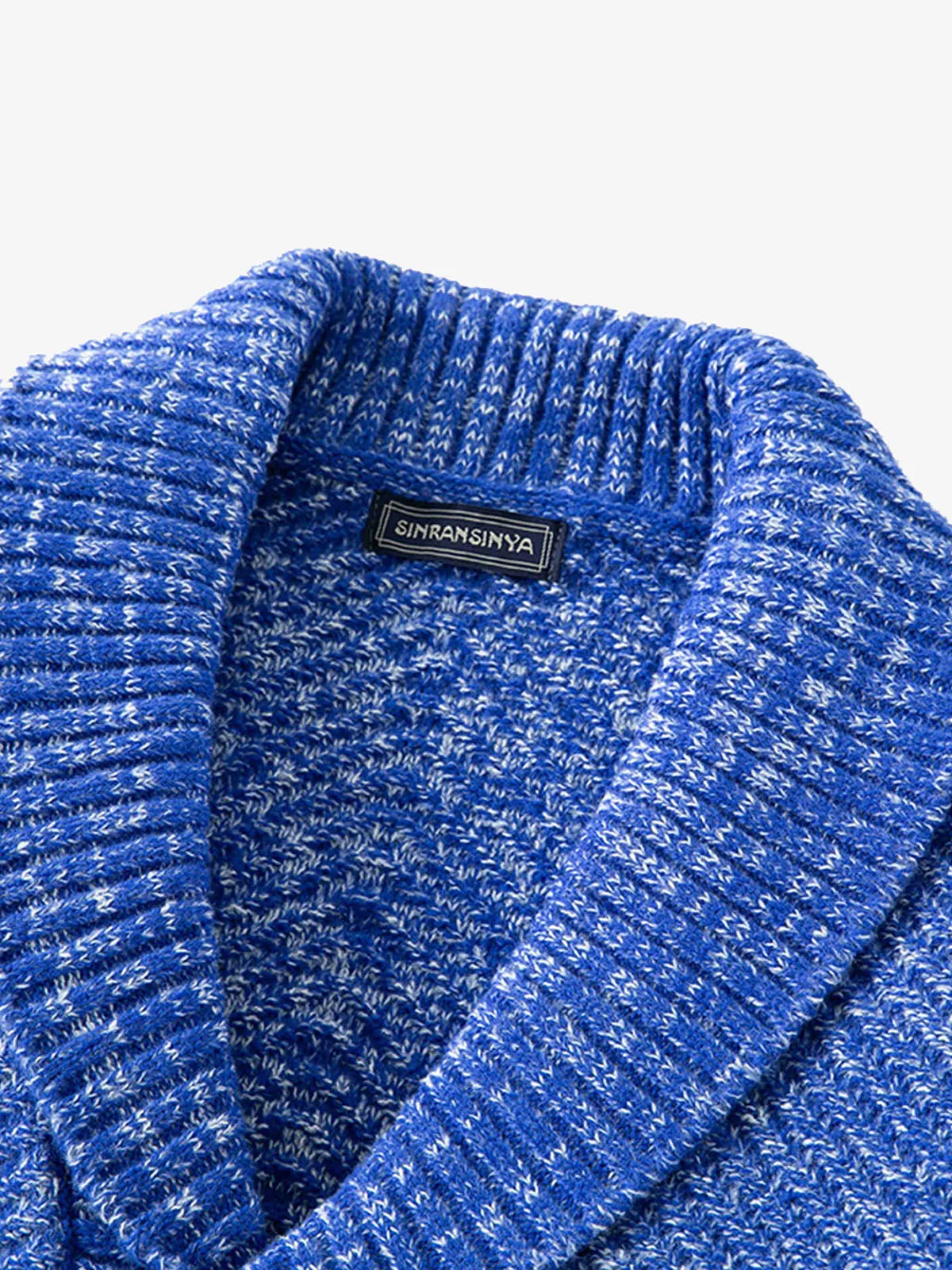 Unique Vintage Shawl-Collar Cardigan