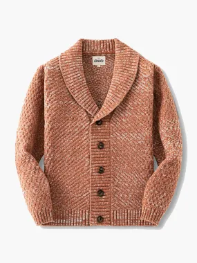 Unique Vintage Shawl-Collar Cardigan