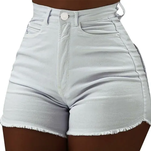 Women Button Denim Jeans Bodycon Pants