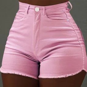 Women Button Denim Jeans Bodycon Pants