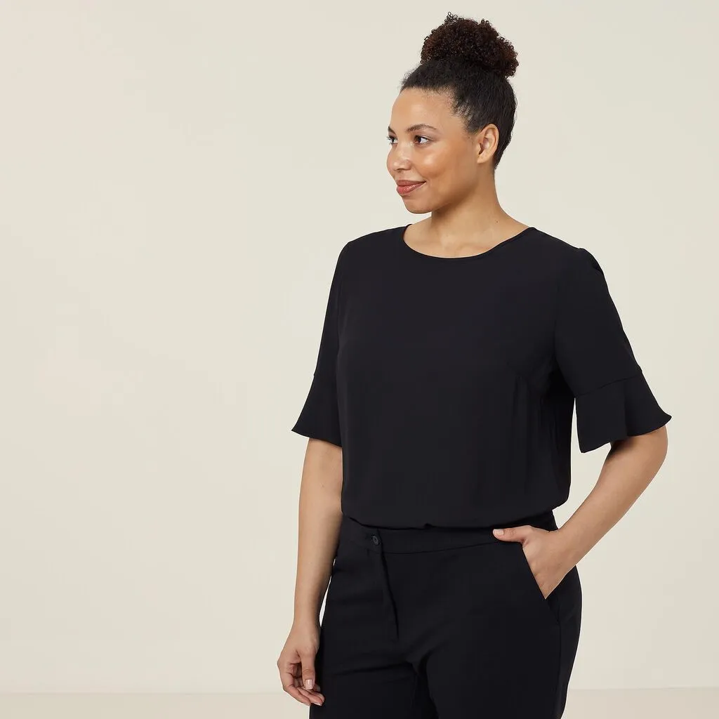 Women's Fluted Sleeve Top - DEMO