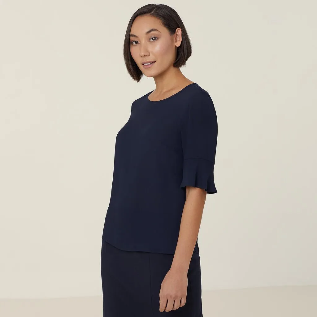 Women's Fluted Sleeve Top - DEMO
