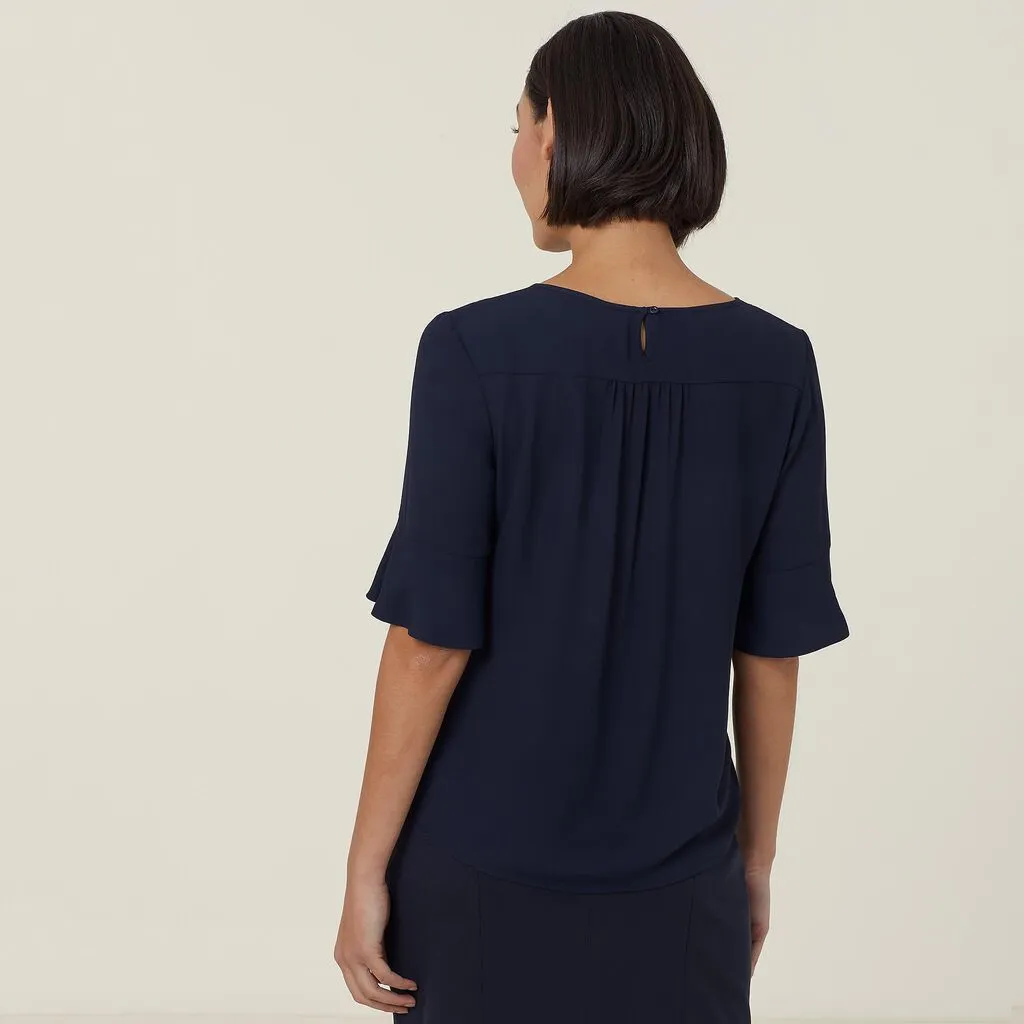 Women's Fluted Sleeve Top - DEMO