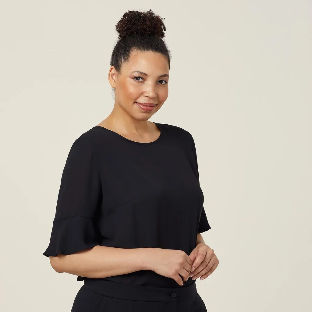 Women's Fluted Sleeve Top - DEMO