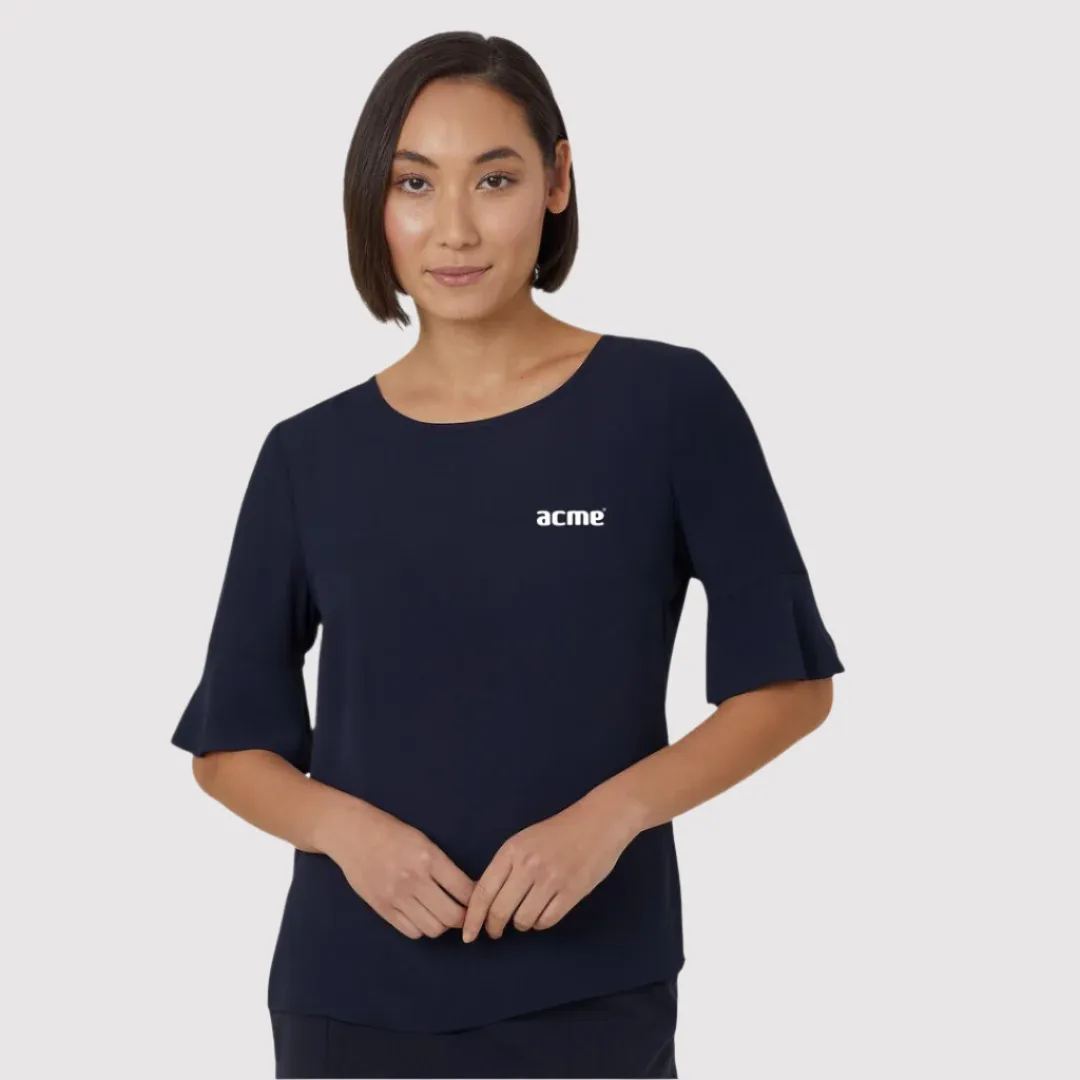 Women's Fluted Sleeve Top - DEMO
