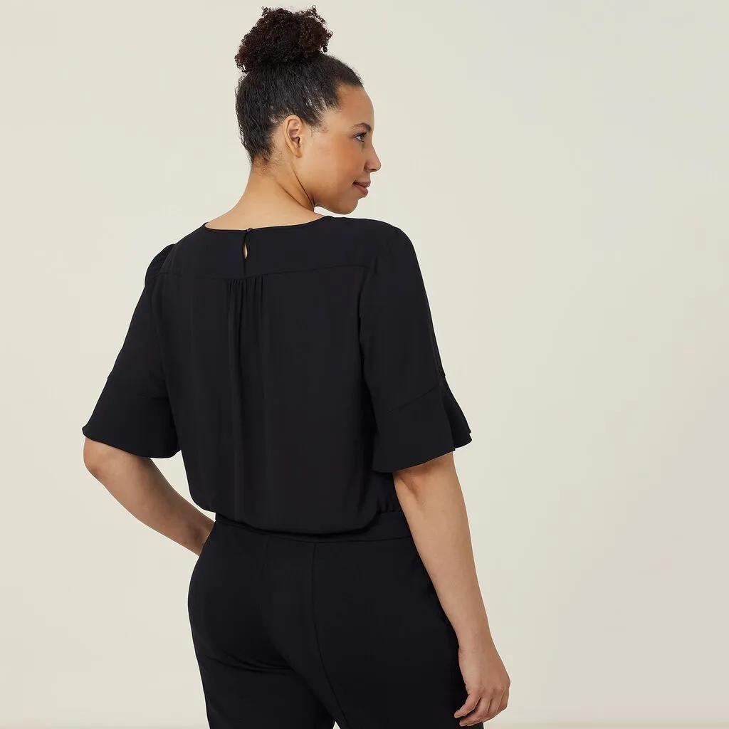 Women's Fluted Sleeve Top - DEMO